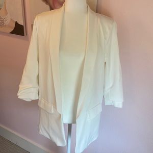 Strut & Bolt white lined blazer size medium BNWT